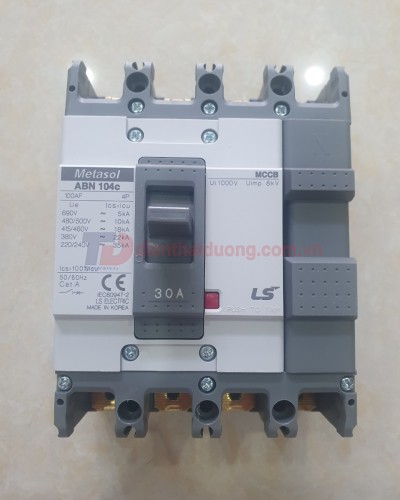 MCCB LS 4P 30A 22kA ( ABN104c )