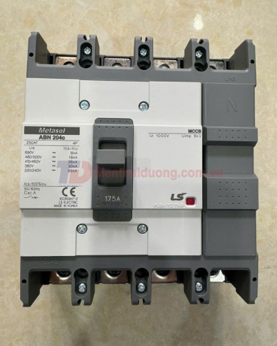 MCCB LS 4P 175A 30kA ( ABN204c )