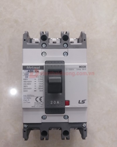 MCCB LS 3P 20A 18kA ( ABN53c )