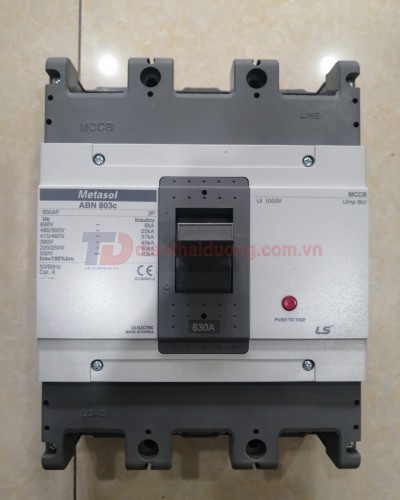 MCCB LS 3P 630A 45kA ( ABN803c )