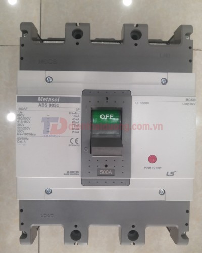 MCCB LS 3P 500A 75kA ( ABS803c )