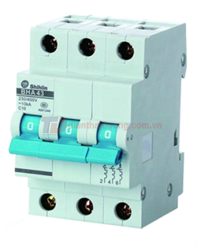 MCB SHIHLIN 3P 25A 10kA ( BHA-B4 )