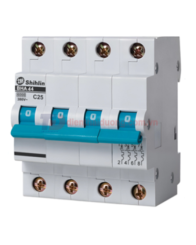 MCB SHIHLIN 4P 40A 10kA ( BHA-B4 )
