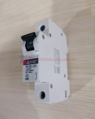 MCB MITSUBISHI 1P 20A 6kA ( BH-D6 )