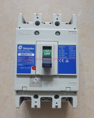 MCCB SHIHLIN 3P 150A 22kA ( BM250-CN )
