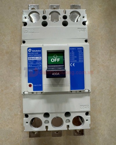 MCCB SHIHLIN 3P 400A 50kA ( BM400-HN )