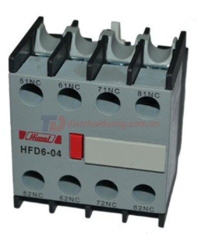 Tiếp điểm phụ loại lắp ở mặt trên 2NO+2NC ( HFD622 )