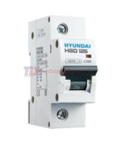 MCB HYUNDAI 1P 100A 10kA ( HGD100S )