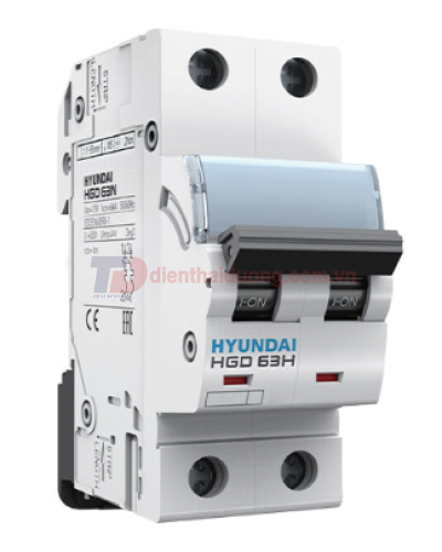 MCB HYUNDAI 2P 40A 10kA ( HGD63H )