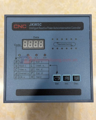 Bộ điều khiển tụ bù 06 Cấp CNC JKW5C-6