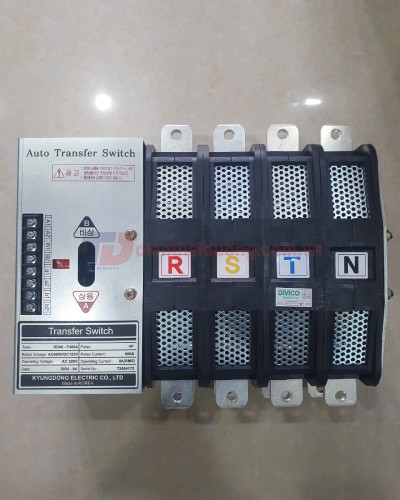 Bộ chuyển nguồn ATS KYUNGDONG 4P 600A ( KD06-F406A )