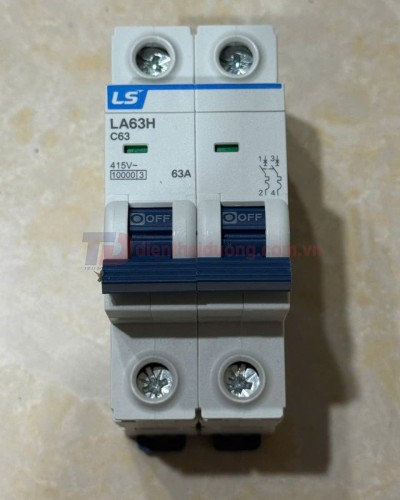 MCB LS 2P 63A 10kA ( LA63H )