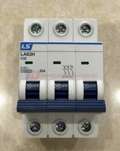 MCB LS 3P 32A 10kA ( LA63H )
