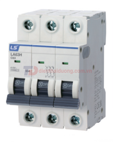 MCB LS 3P 6A 10kA ( LA63H )