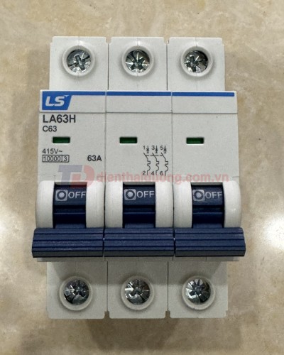 MCB LS 3P 63A 10kA ( LA63H )