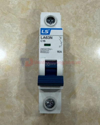 MCB LS 1P 16A 6kA ( LA63N )
