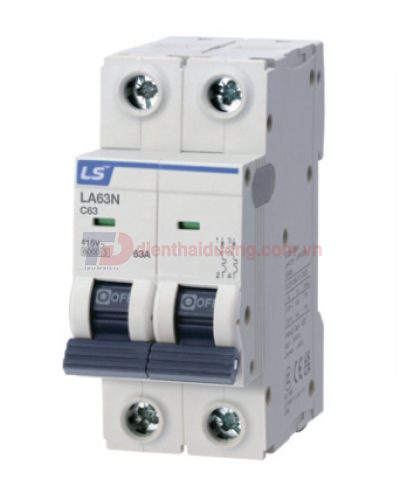 MCB LS 2P 20A 6kA ( LA63N )