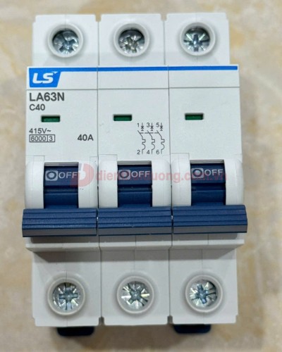 MCB LS 3P 40A 6kA ( LA63N )