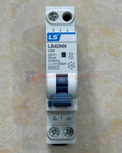 RCBO LS 1P+N 20A 6KA 30mA  ( LB40NN )