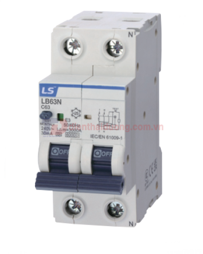 RCBO LS 1P+N 6A 6KA 30mA  ( LB63N )