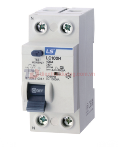 RCCB LS 1P+N 63A 30/100/300mA 10kA ( LC100H 1P+N )