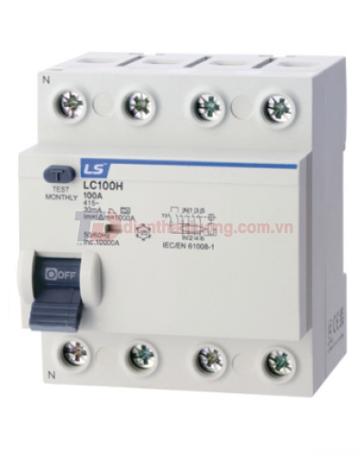 RCCB LS 3P+N 32A 30/100/300mA 10kA ( LC100H 3P+N )