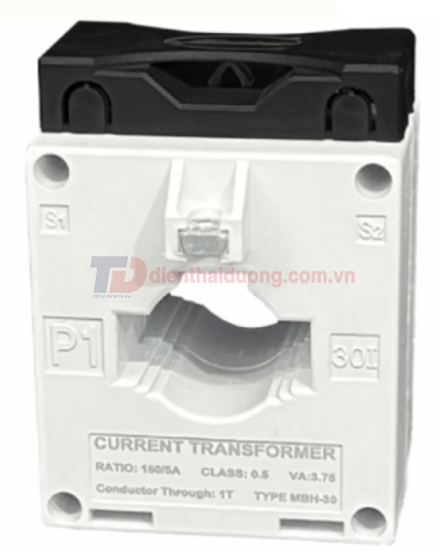 Biến dòng đo lường MASTER hộp nhựa MBH 150/5A CL0,5 3,75VA ( MBH-30 )