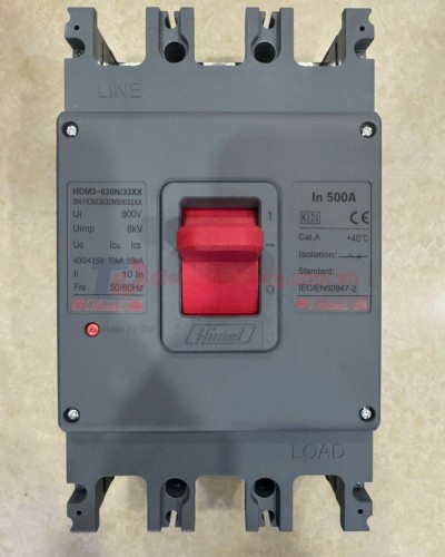 MCCB HIMEL 3P 500A 70kA ( HDM3630N50033XX )