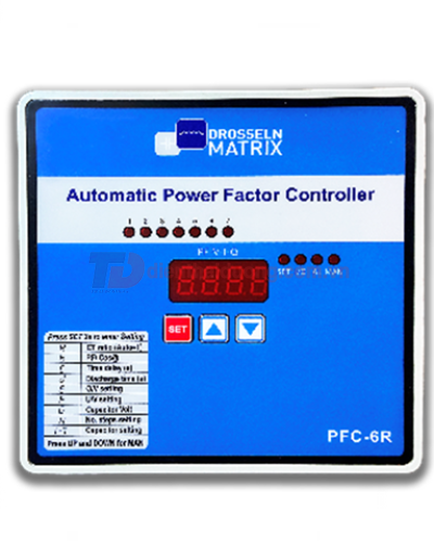 Bộ điều khiển tụ bù 07 Cấp DROSSELN MATRIX PFC-6R
