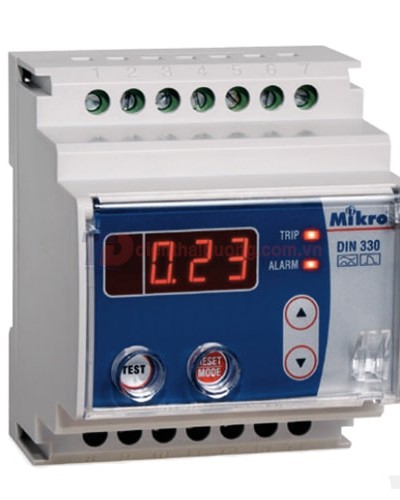Relay bảo vệ dòng rò Mikro DIN330-230A 
