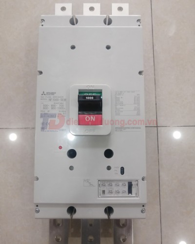 MCCB MITSUBISHI 3P 1000A 85kA chỉnh dòng 0.5-1.0*In ( NF1000-SEW )