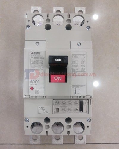 MCCB MITSUBISHI 3P 630A 50kA chỉnh dòng 0.5-1.0*In ( NF630-SEW )
