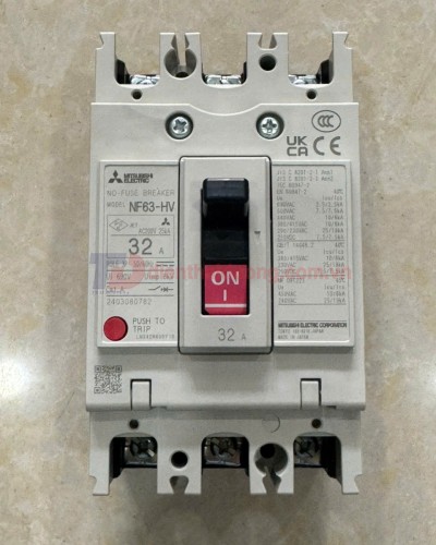 MCCB MITSUBISHI 3P 32A 10kA ( NF63-HV )