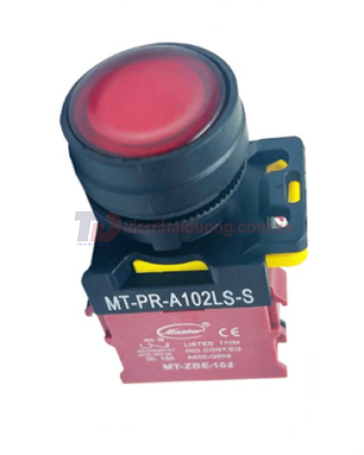 Nút nhấn OFF có đèn MASTER màu đỏ Ø22 loại tự giữ ( MT-PR-A102LS-S )
