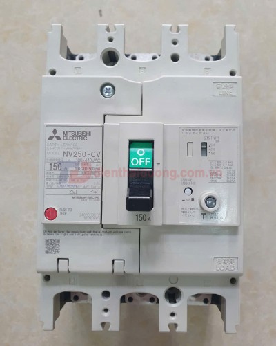 ELCB MITSUBISHI 3P 150A 25kA 30mA hoặc 1.2.500mA ( NV250-CV )