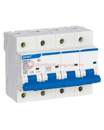 MCB CHINT 4P 125A 10kA ( NXB-125 )