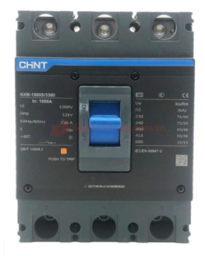 MCCB CHINT 3P 1250A 50kA ( NXM-1250S/3300T )