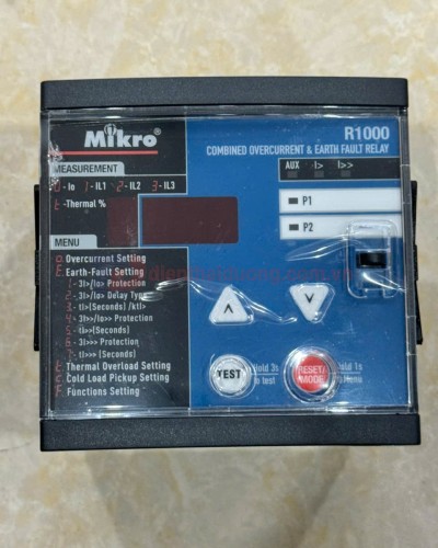Relay bảo vệ kết hợp quá dòng và chạm đất Mikro R1000-230A 