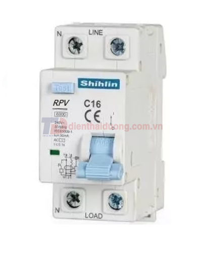 RCCB SHIHLIN 1P+N 25A 30/100/300mA ( RPV )