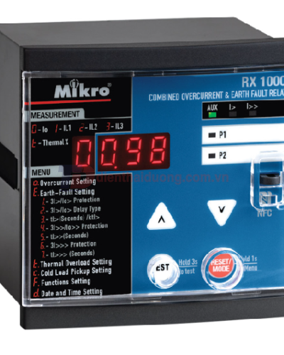 Relay bảo vệ kết hợp quá dòng và chạm đất Mikro RX1000-230A 
