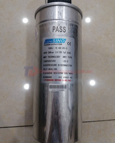 TỤ BÙ KHÔ SINO 3P 20KVAr 440V ( SGKJ-0.44-20-3 )