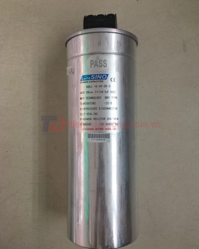 TỤ BÙ KHÔ SINO 3P 30KVAr 440V ( SGKJ-0.44-30-3 )