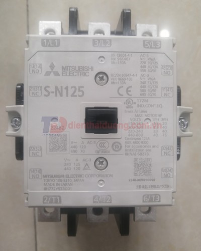 CONTACTOR MITSUBISHI 3P 120A ( S-N125 )