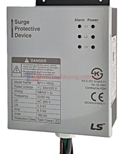 Chống sét lan truyền 4W+G 380/220V 160kA 2kV class I, II ( SPY1-160S )