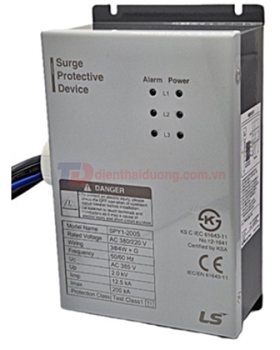 Chống sét lan truyền 4W+G 380/220V 200kA 2kV class I, II ( SPY1-200S )