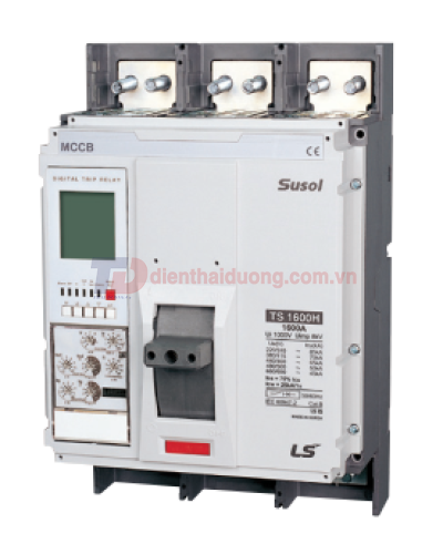 MCCB LS 3P 1250A 50kA chỉnh dòng điện tử 7 bước từ 0.4~1.0 x In ( TS1250N )