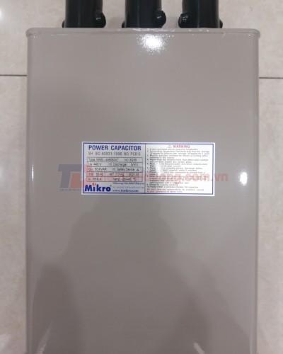 Tụ bù dầu MIKRO 3P 50KVAr 440V ( MMB-445050KT )