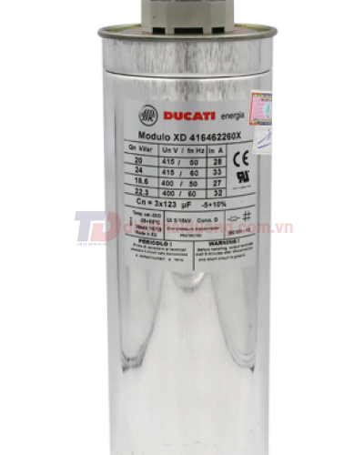 TỤ BÙ KHÔ DUCATI 3P 20KVAr 415V ( SD416469230 )