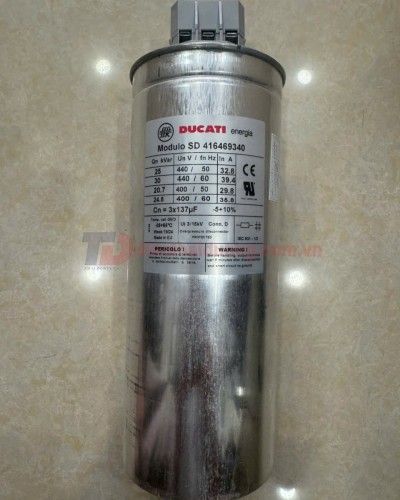 TỤ BÙ KHÔ DUCATI 3P 25KVAr 440V ( SD416469340 )