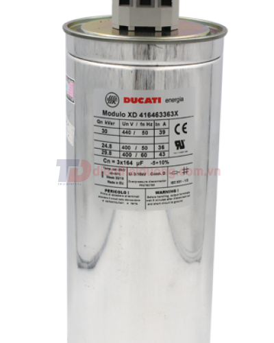 TỤ BÙ KHÔ DUCATI 3P 30KVAr 440V ( SD416469350 )